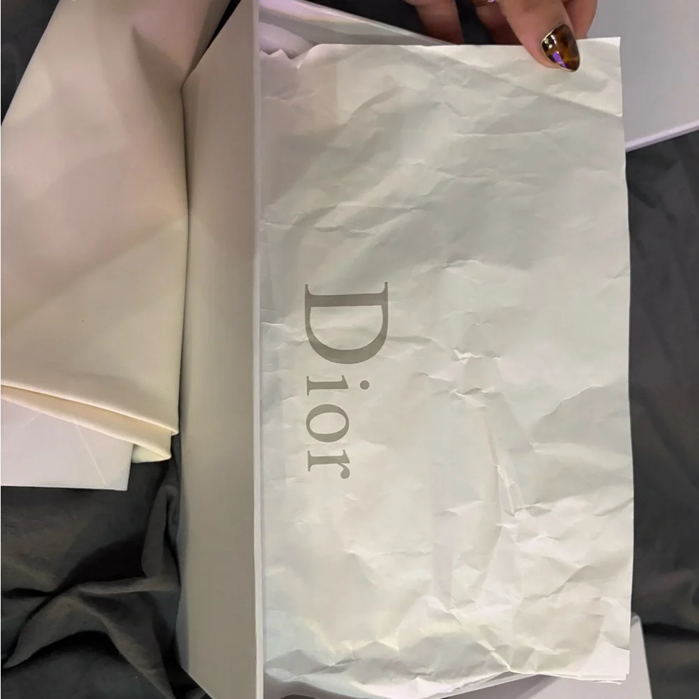 Dior Women's Monochrome Patterned Heels - Picture 6 of 10